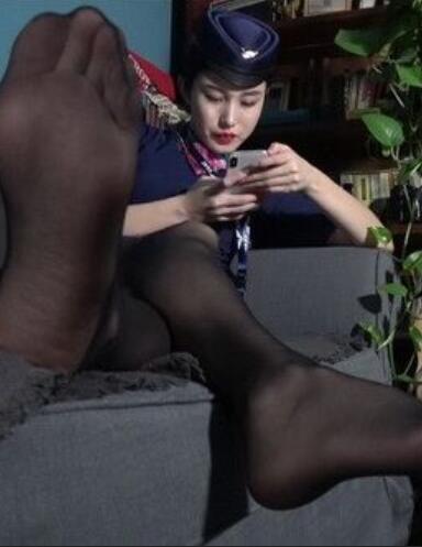  品多多 K&M NO.116 穆乐昆航空姐装秀黑丝美足